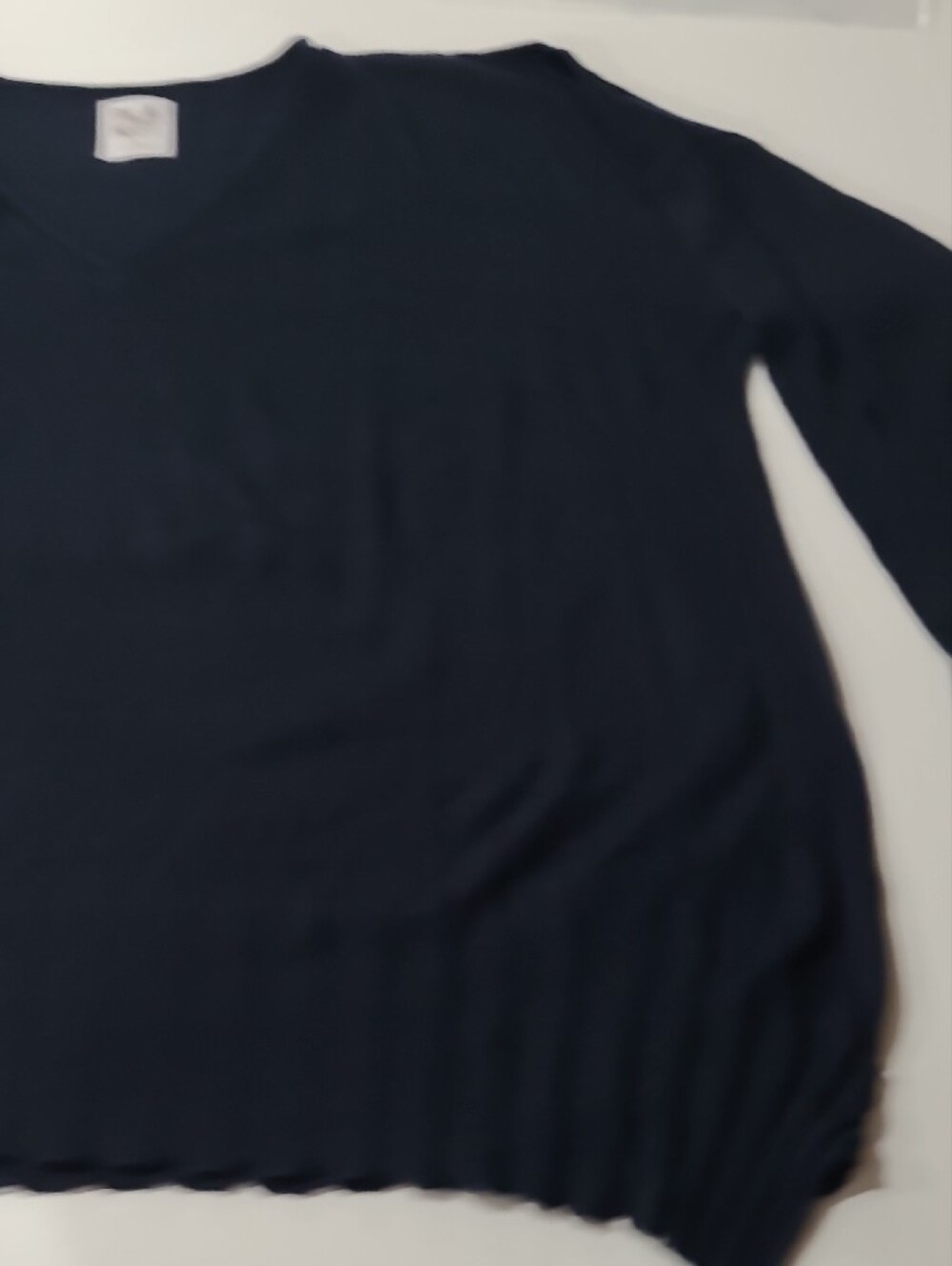 Planet Navy V-Neck Women's Sweater - Picture 10 of 14